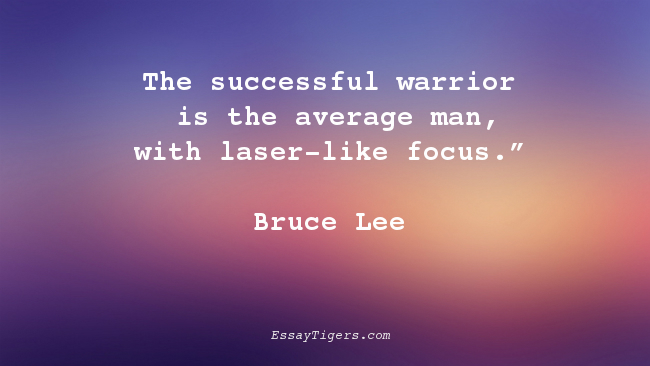 bruce lee success quote